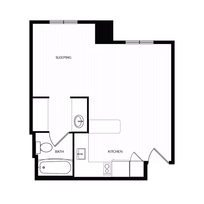 Unit 407 floor plan